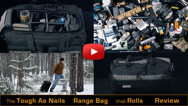 The Tough As Nails Range Bag that Rolls – Elite Range Roller Review Video