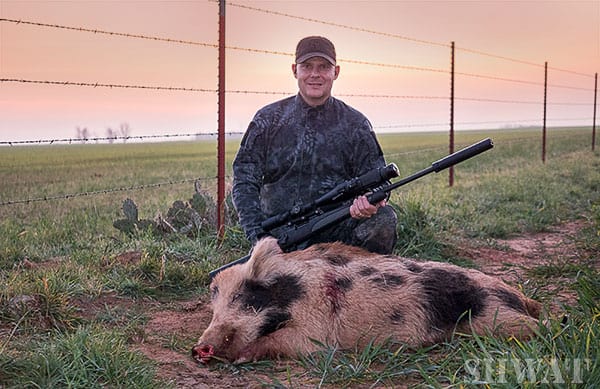 suppressed hog hunting
