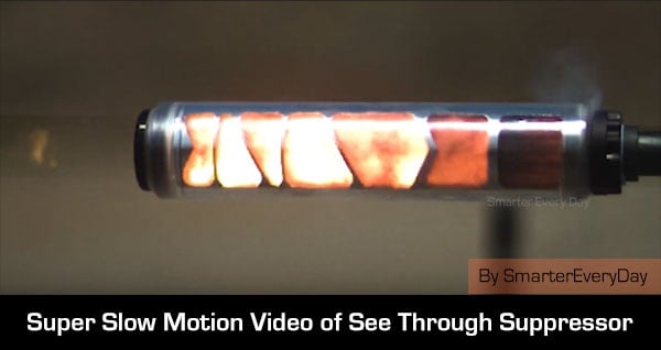 See Through Suppressor Slow motion video