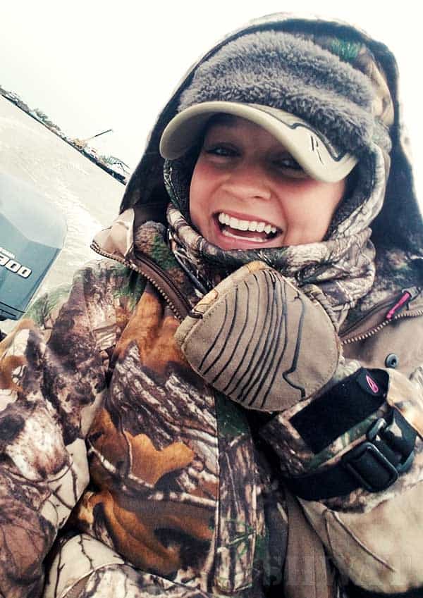 duck hunting in the cold