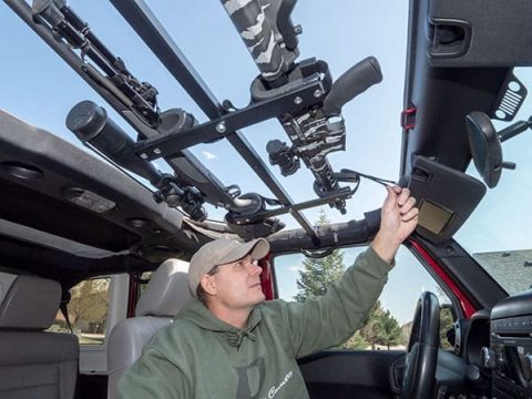 Gun Rack for Your Ultimate Hunting Vehicle? Quick-Draw Overhead Gun ...