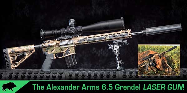 Increasing the Body Count – Hog Hunting with the Suppressed Alexander Arms 6.5 Grendel!