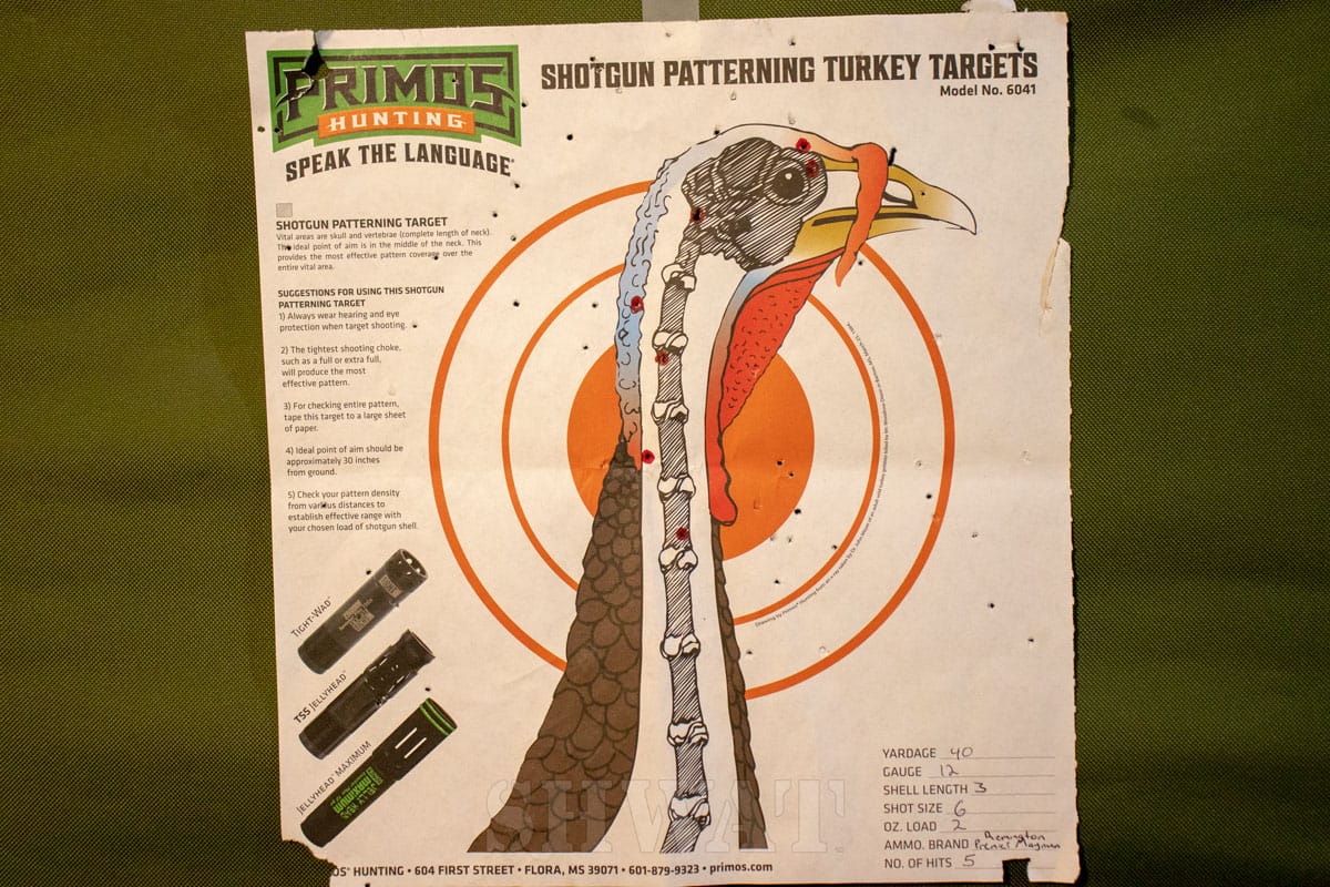 Remington V3 Turkey Pro Pattern