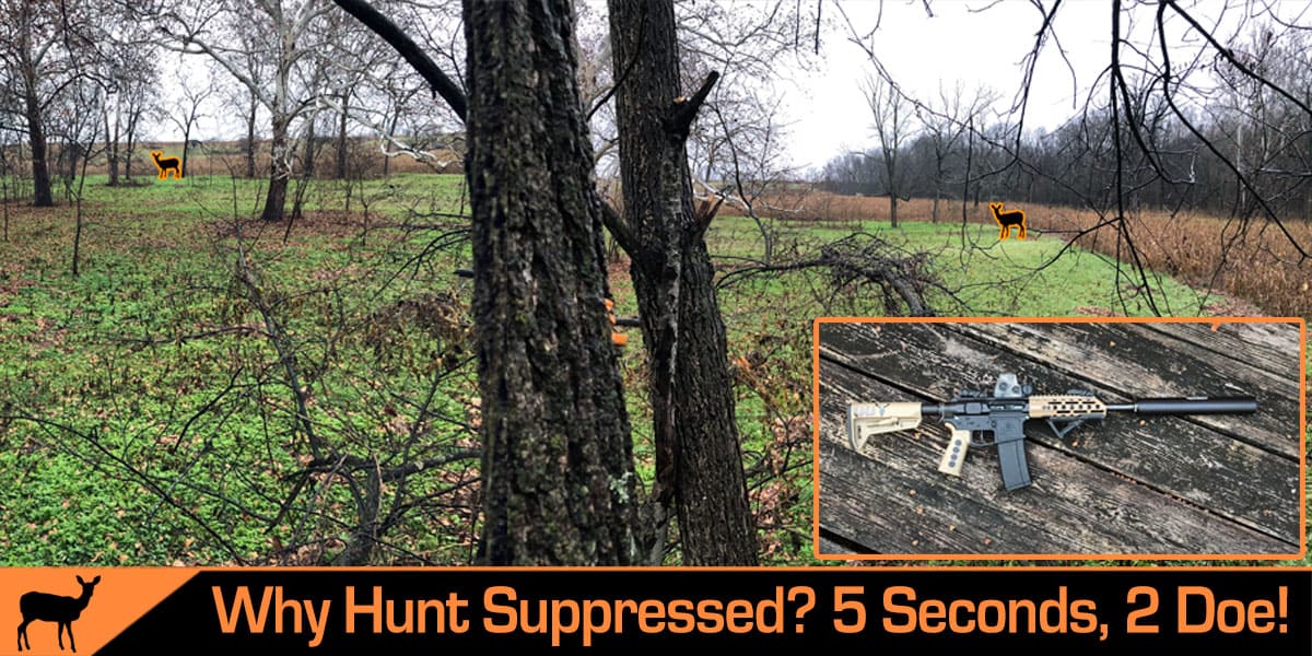 Five Seconds, Two Doe Down. Bowers VERS 458 Suppressor Field Tested