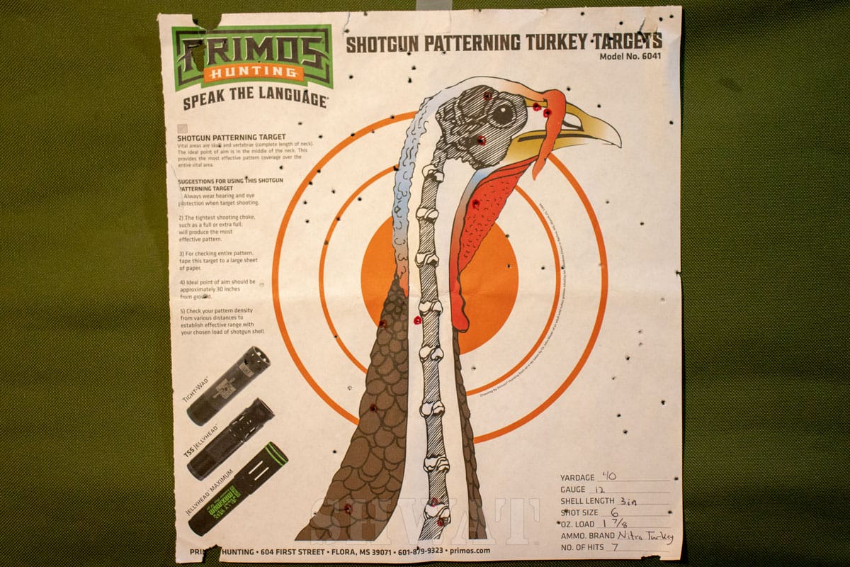 Patterning Remington V3 Turkey Pro