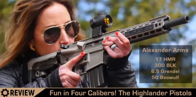 Review Alexander Arms Highlander AR15 pistol