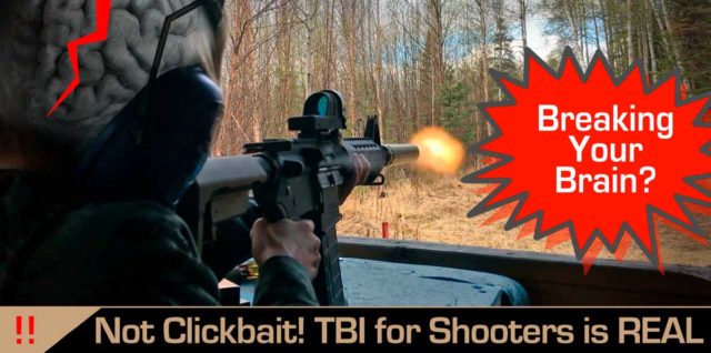 Brain damage from shooting