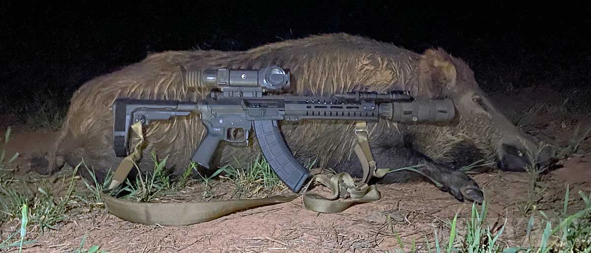 hog hunting with the MK47