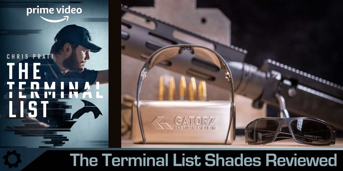 Terminal List’s James Reece (Chris Pratt) Sunglasses: Gatorz Magnum