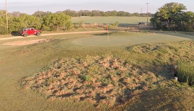 Hog damage on golf course - SHWAT